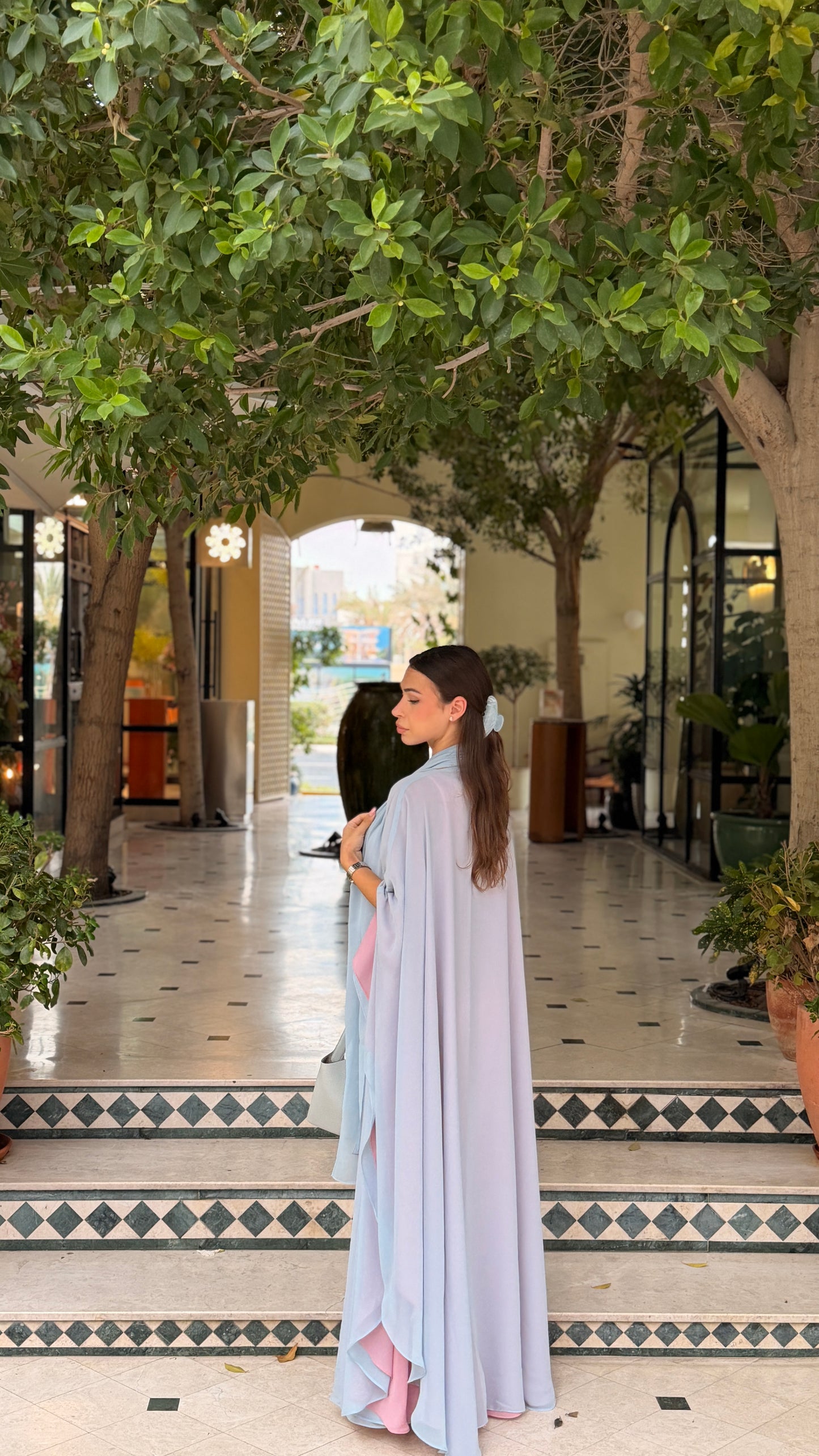 Cotton Candy Abaya