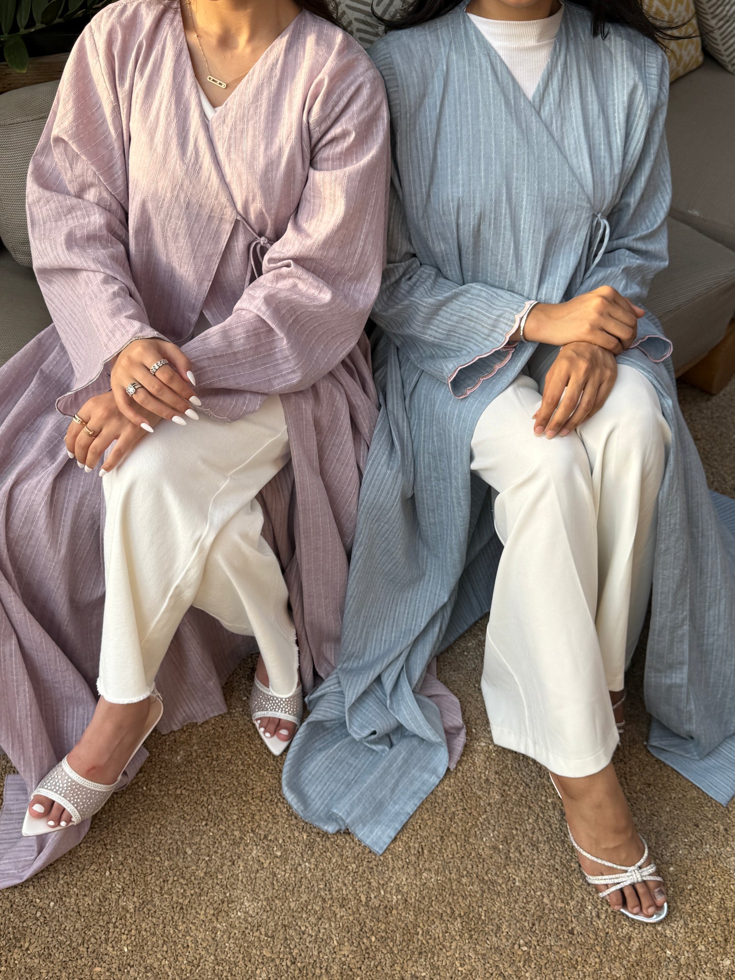 Cottoné Abaya - Lilac Mist