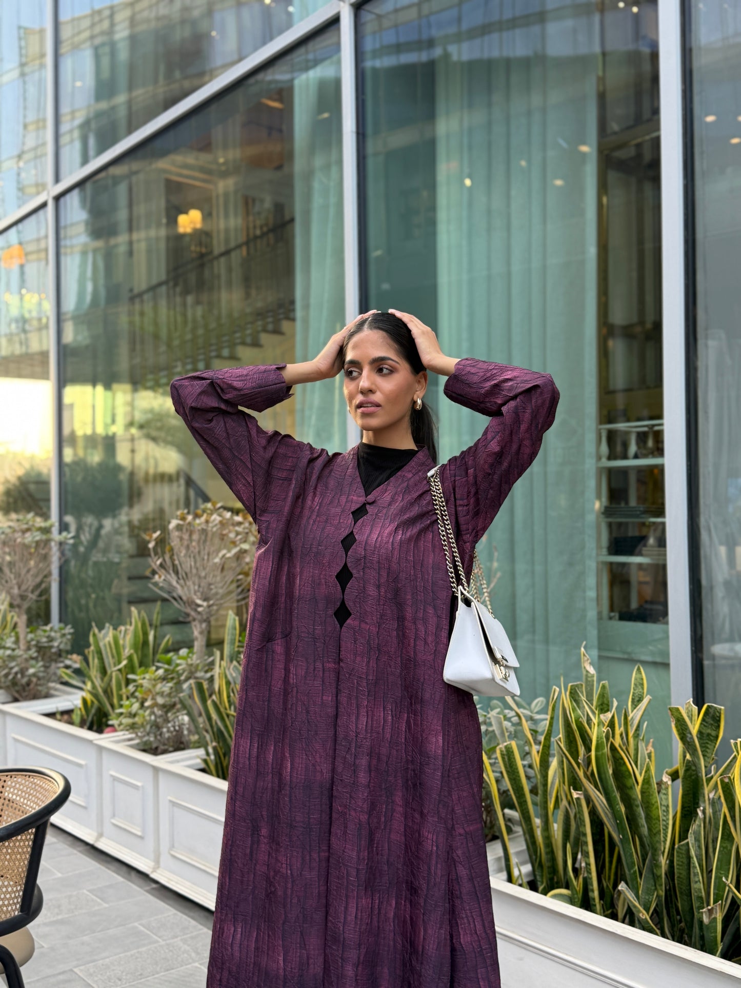 Burgundy Crush Dream Abaya