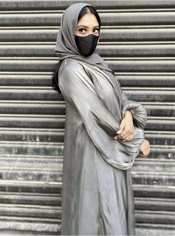 Balloon sleeves abaya