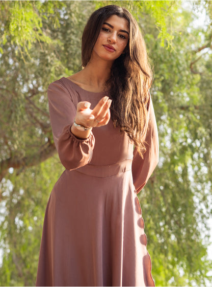 Inaya dress- Mauve