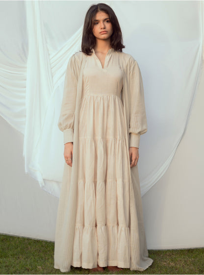 Linen Maxi Set- Beige