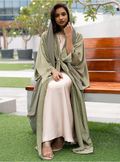 Green Meadow abaya