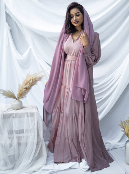 Linen Maxi Set- Dusty Pink