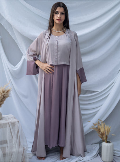 Dual tone abaya