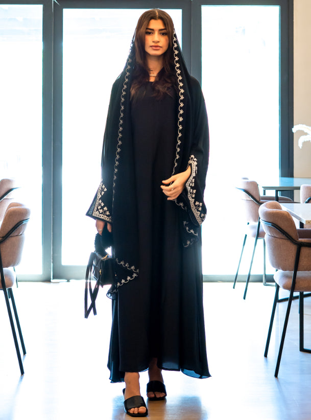 Yara Black Abaya