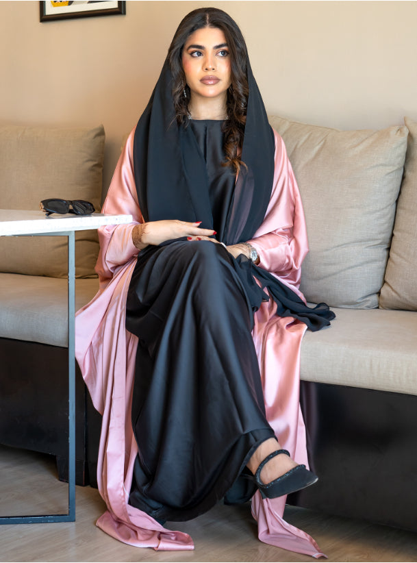 Blush Abaya Set