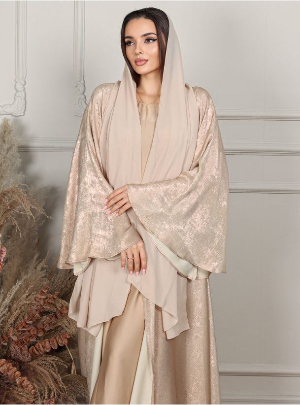 Luxe Gold abaya set