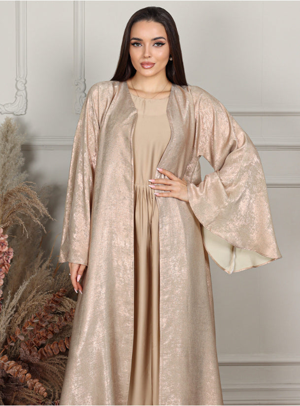 Luxe Gold abaya set