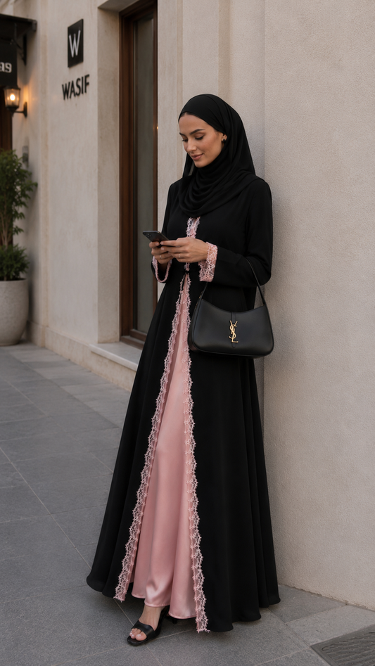 Rose Sakura Abaya