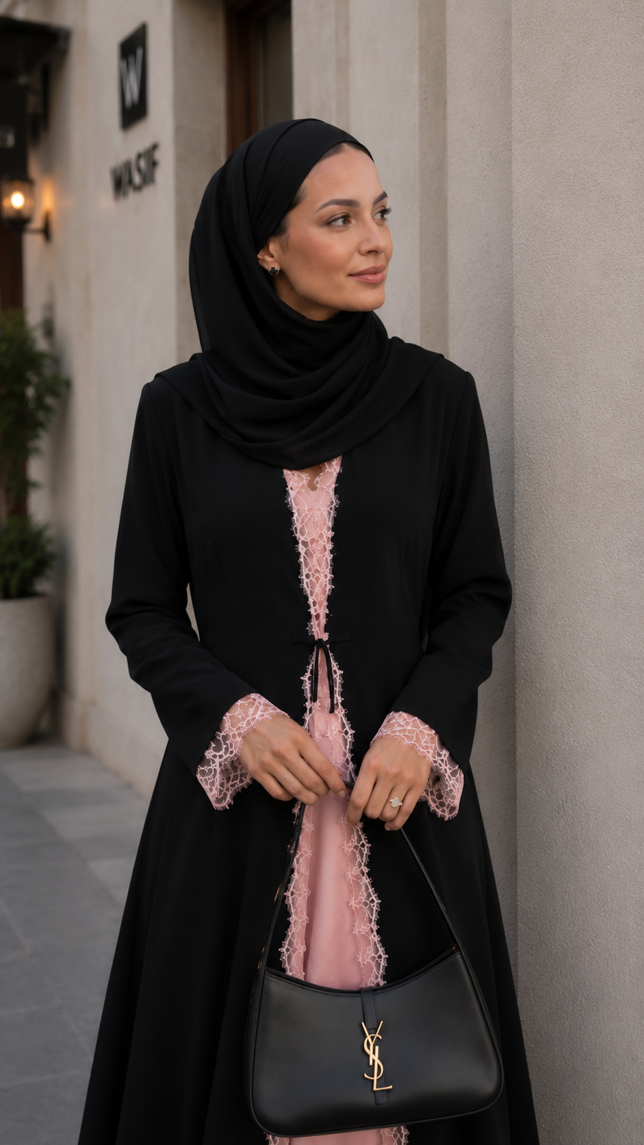 Rose Sakura Abaya