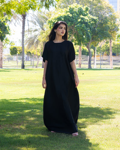 Silk Inner Dress - Black