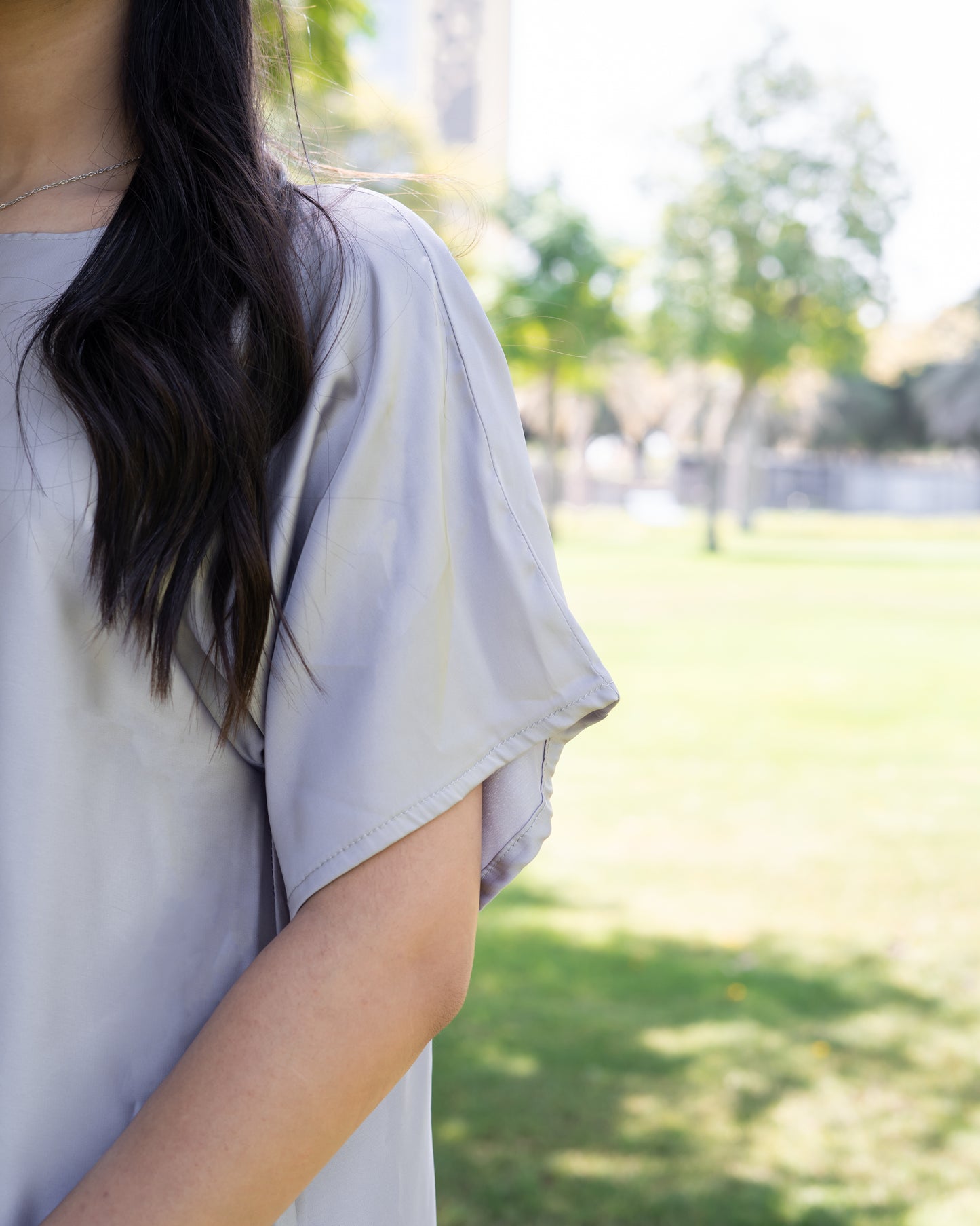 Silk Inner Dress- Grey