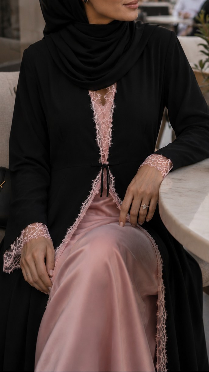 Rose Sakura Abaya