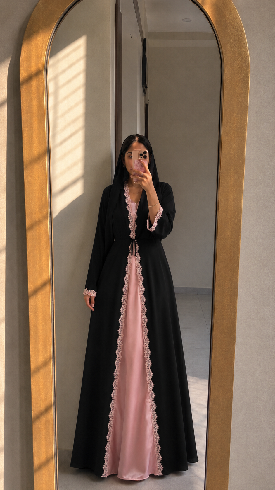 Rose Sakura Abaya