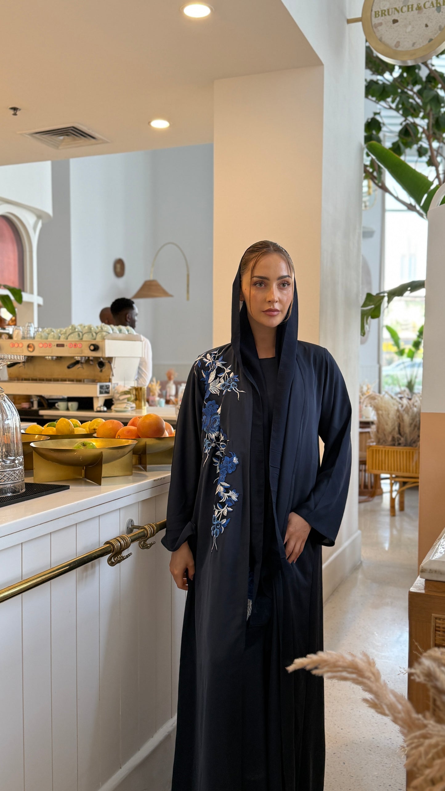 Lacée Abaya Set - Royal Blue