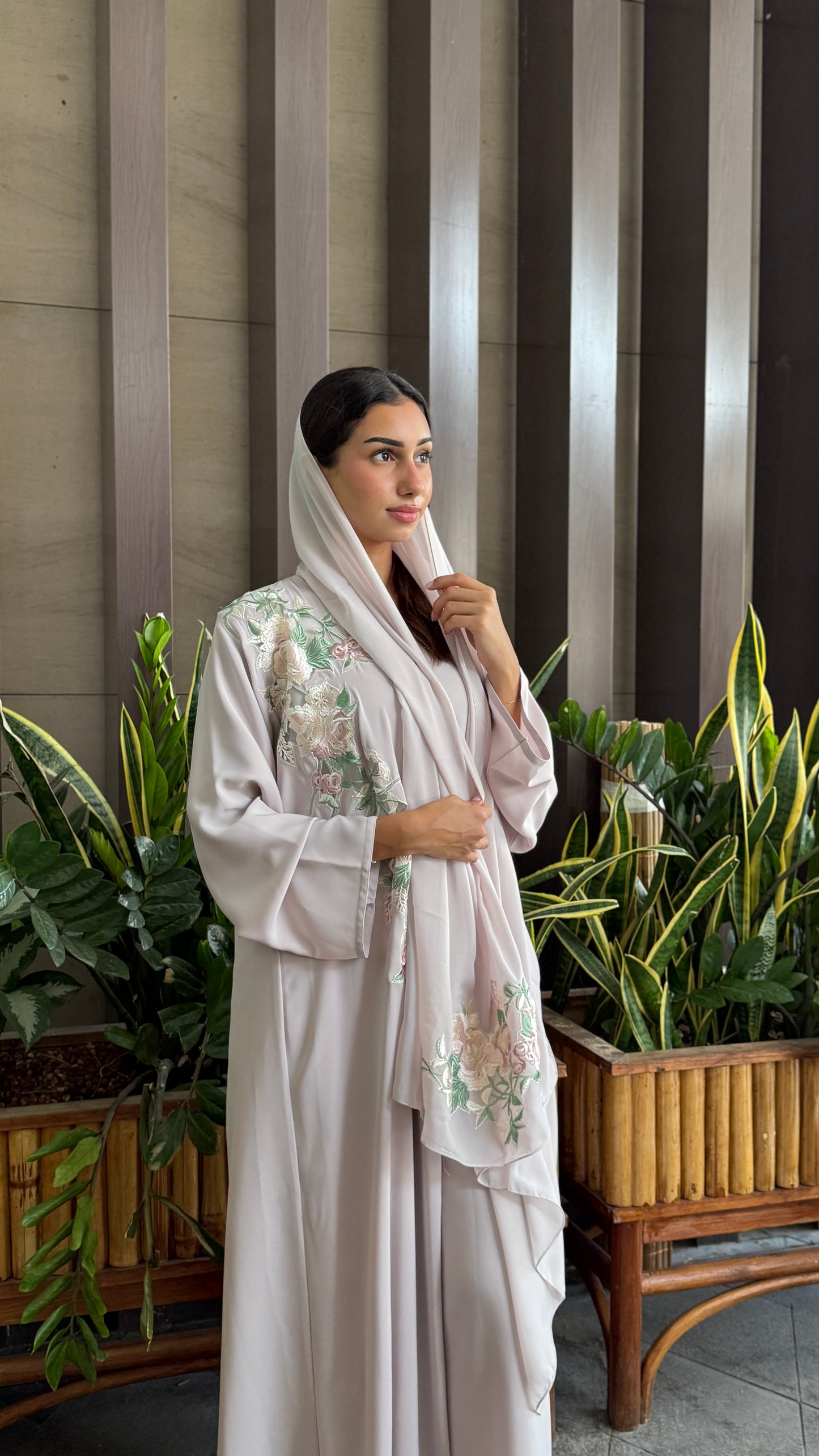 Lacée Abaya Set - Rosè