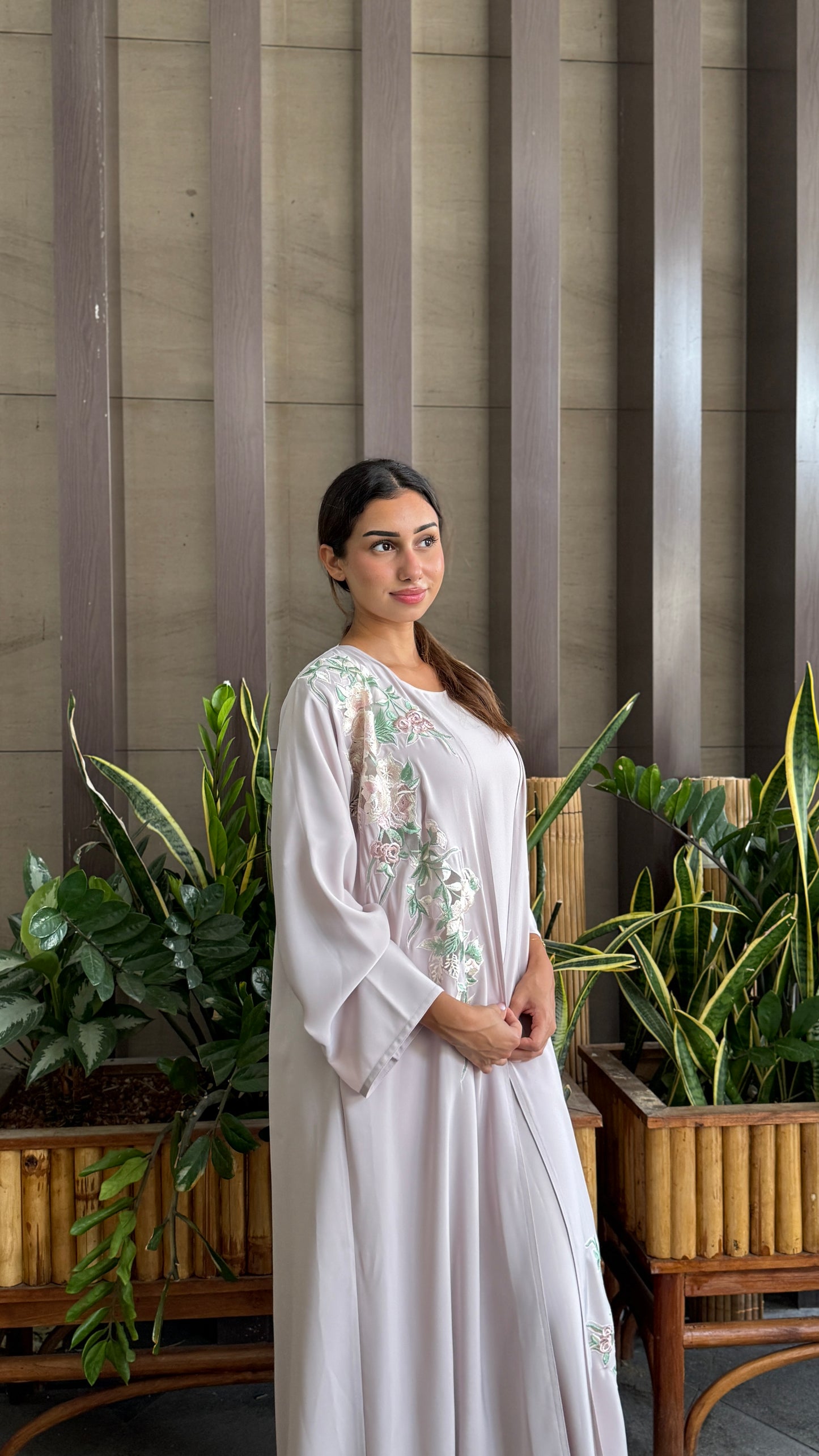 Lacée Abaya Set - Rosè