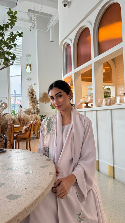 Lacée Abaya Set - Rosè