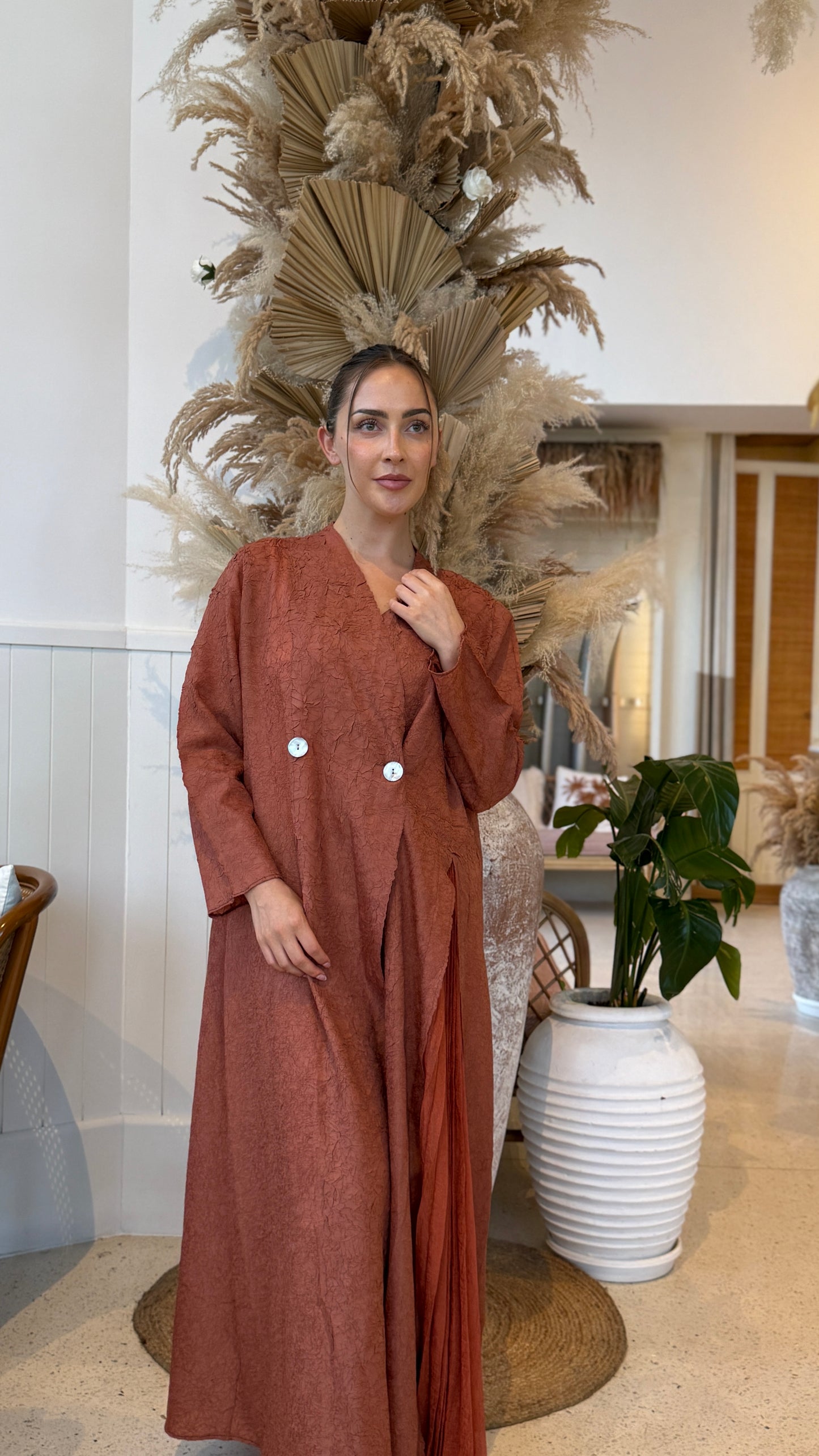 Tangerine Abaya