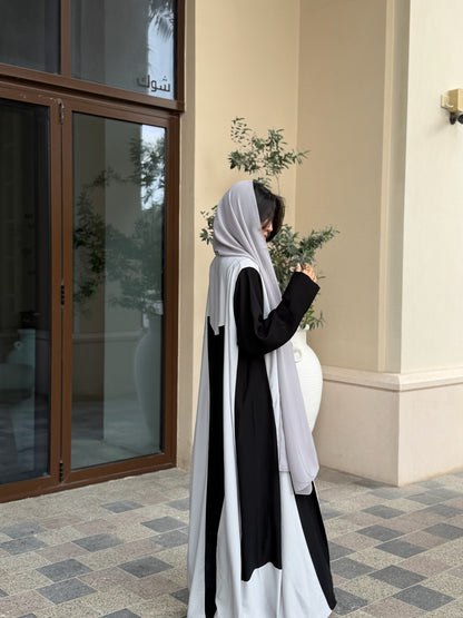 Grey Theory Abaya