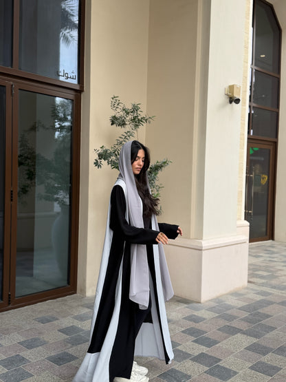 Grey Theory Abaya