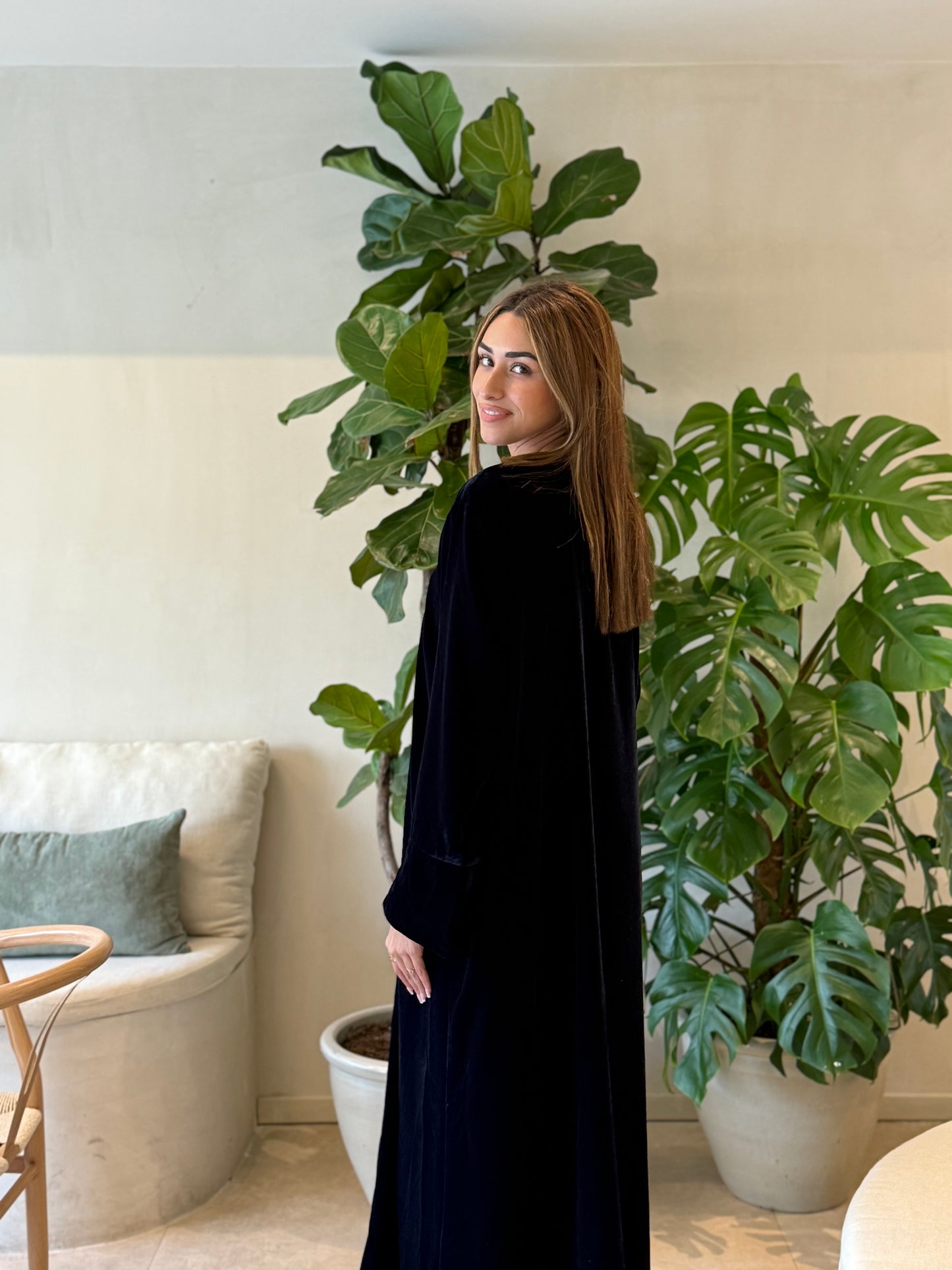 Velvet Sapphire Abaya