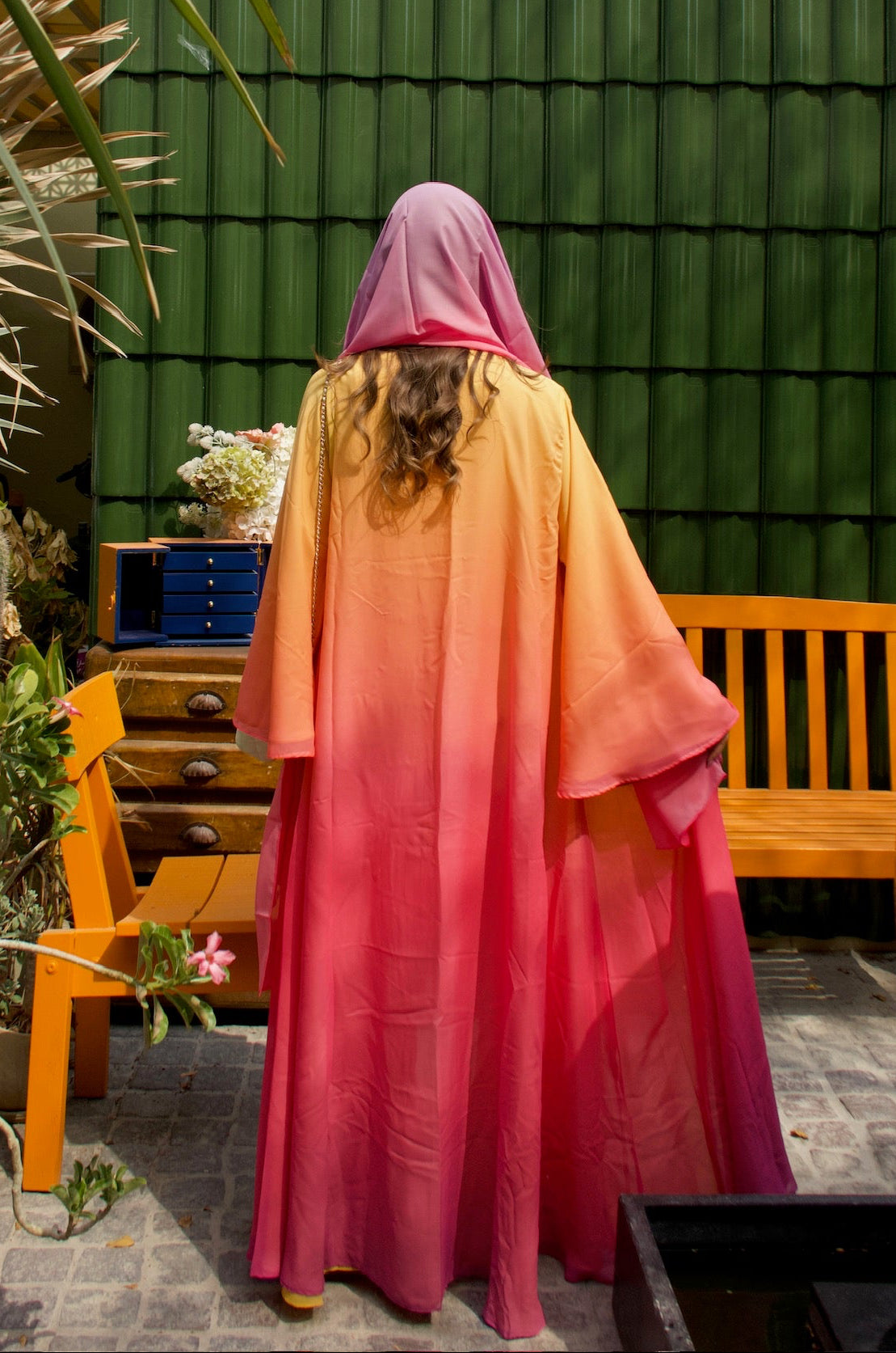 Sunset Ombre Abaya