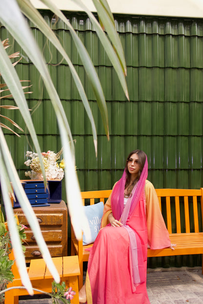 Sunset Ombre Abaya