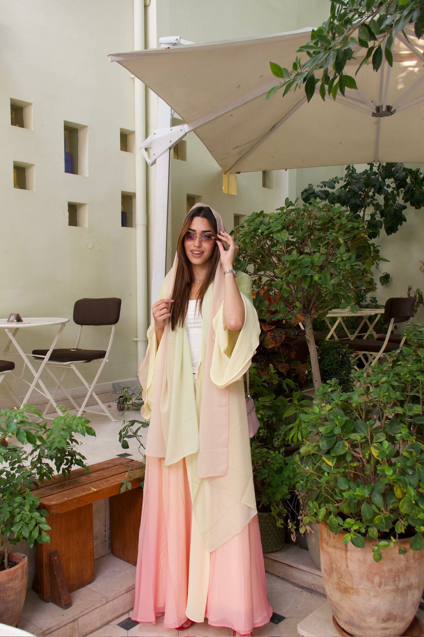 Pastel Ombre Abaya