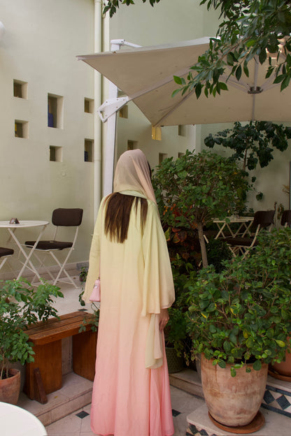 Pastel Ombre Abaya