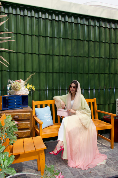 Pastel Ombre Abaya