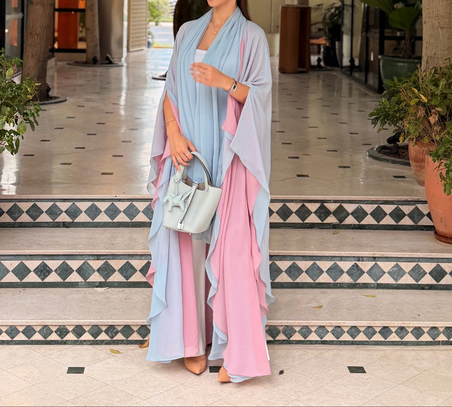 Cotton Candy Abaya