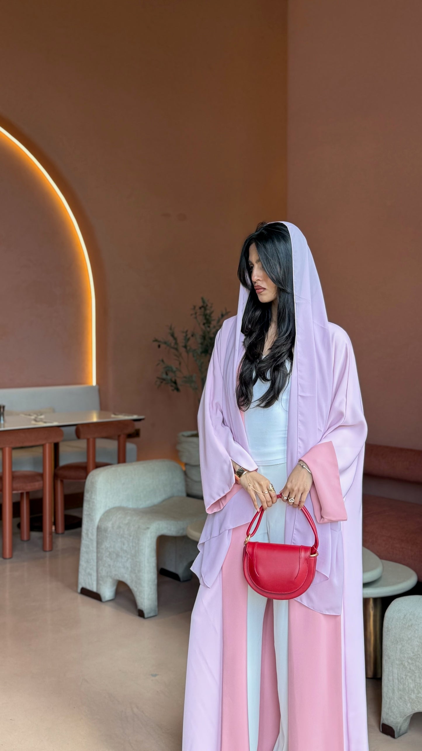 Reversible Abaya – Lilac Kiss