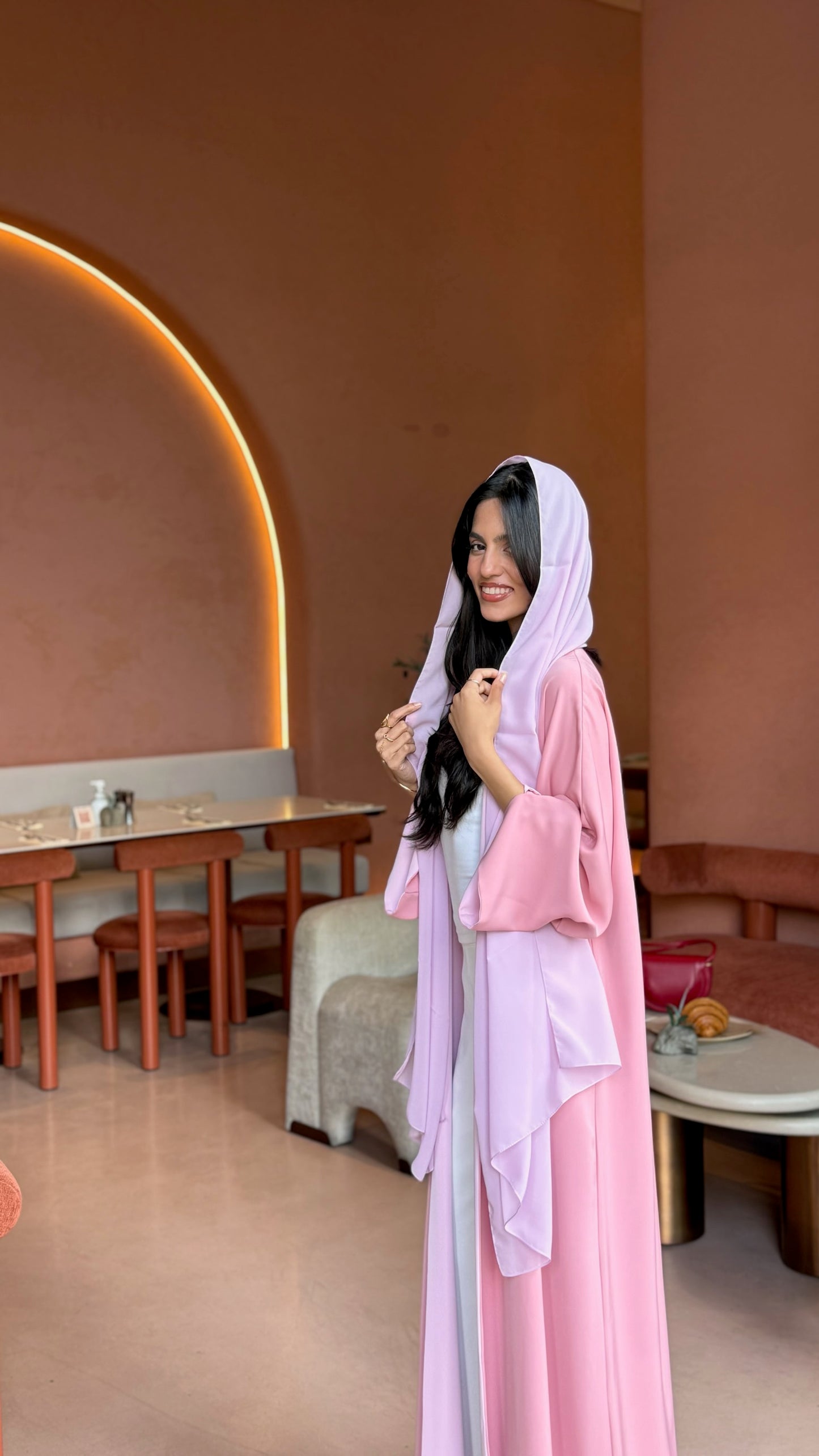 Reversible Abaya – Lilac Kiss