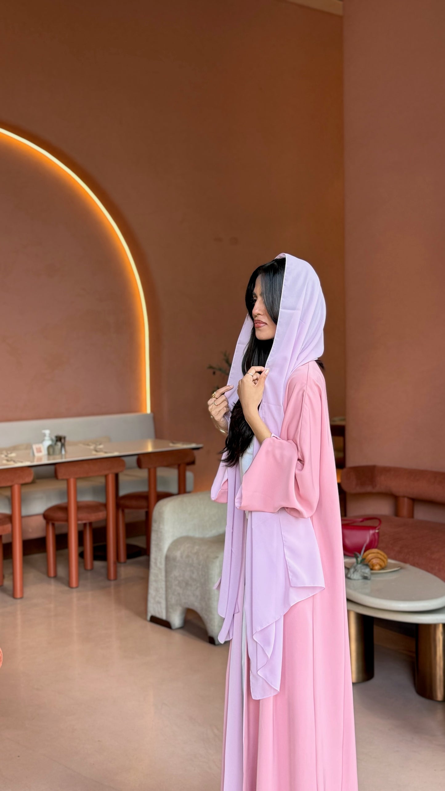 Reversible Abaya – Lilac Kiss