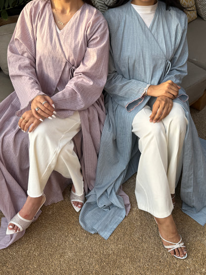 Cottoné Abaya - Lilac Mist