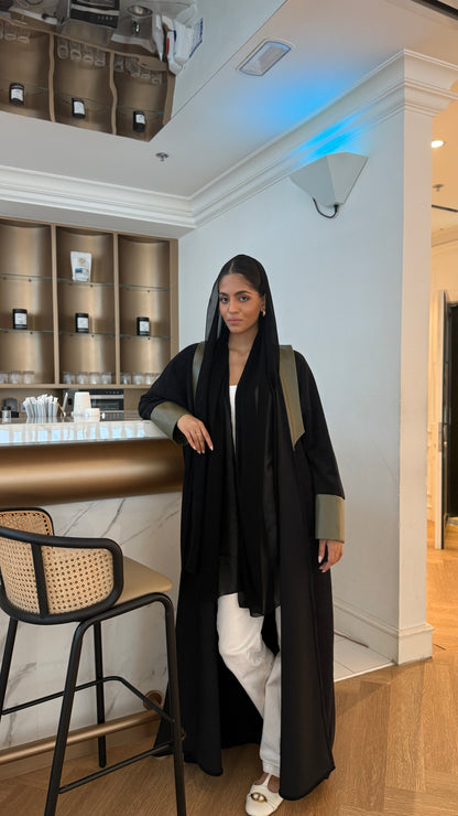 Oversized Ribbed Wool Abaya