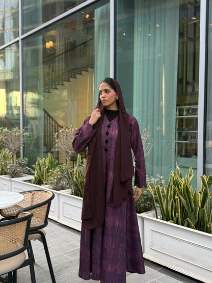Burgundy Crush Dream Abaya