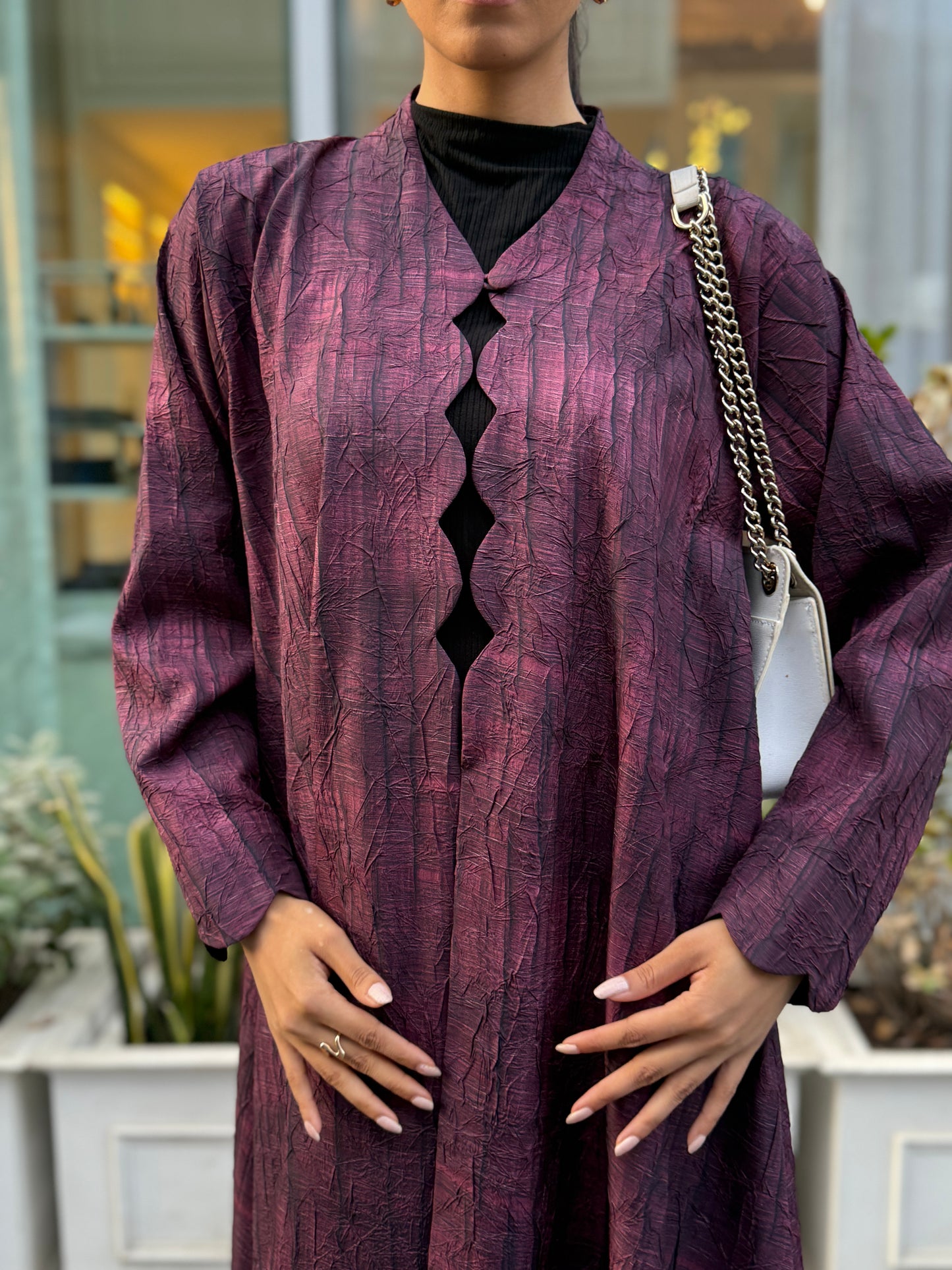 Burgundy Crush Dream Abaya