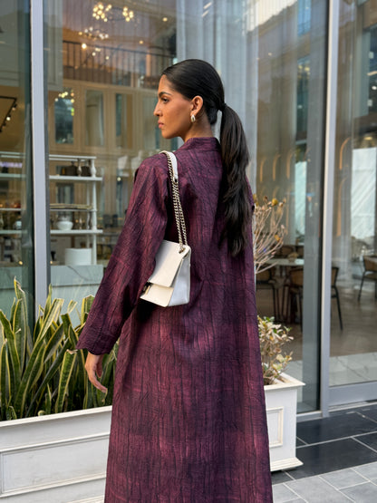 Burgundy Crush Dream Abaya