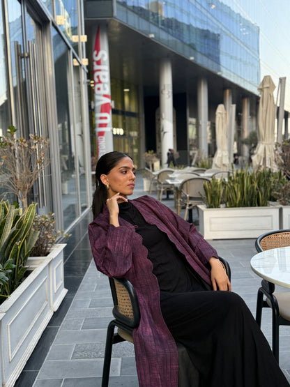 Burgundy Crush Dream Abaya