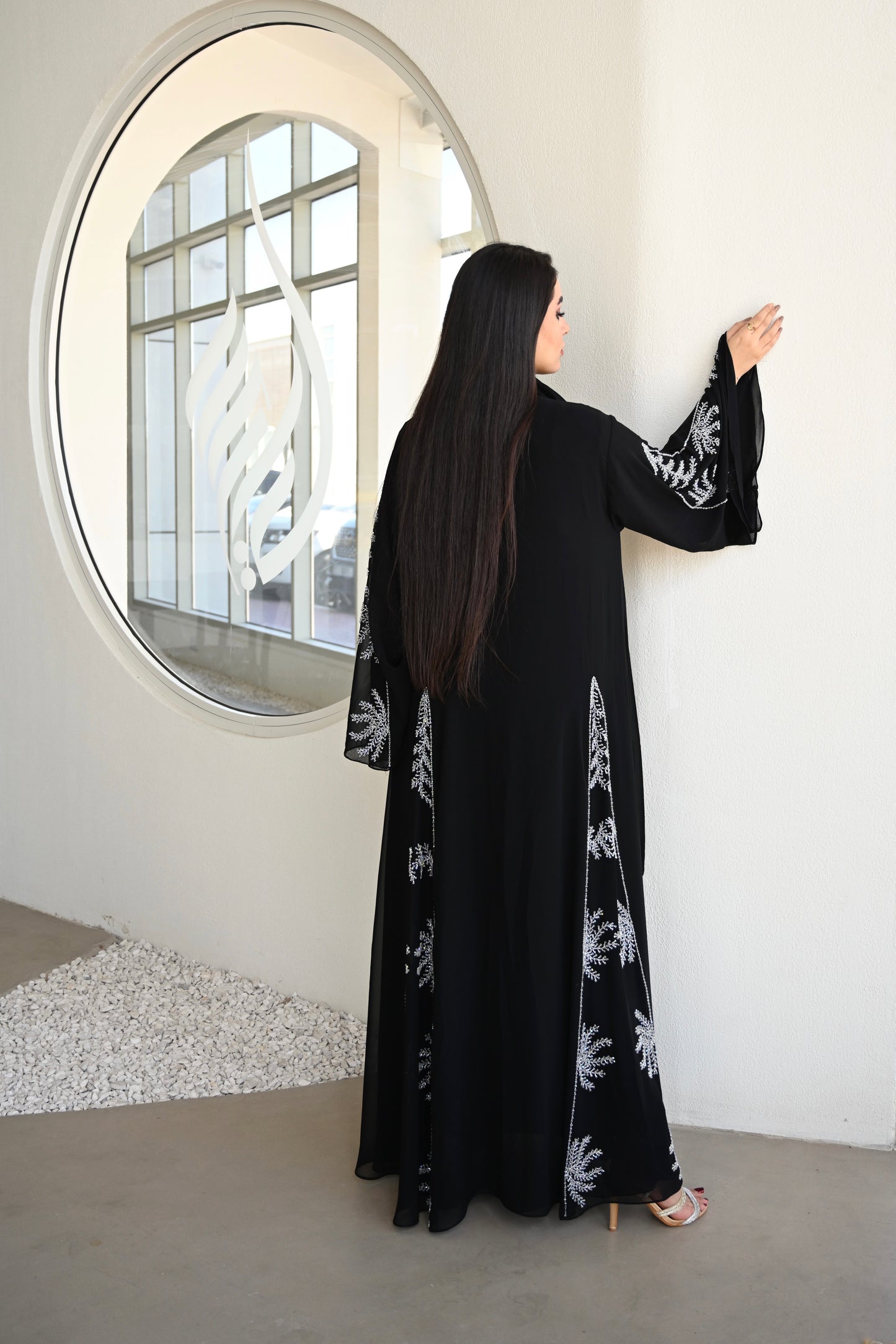 Inayat Abaya - Allover Handwork